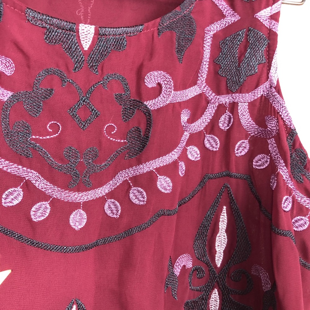 🛍️ Octavia || Ruffle Embroidered Blouse Top - Picture 6 of 11